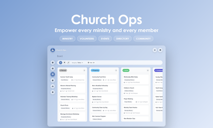 Church Ops - Kanban