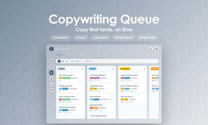 Copywriting Queue - Kanban