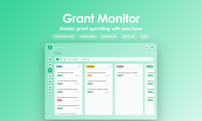 Grant Monitor - Kanban