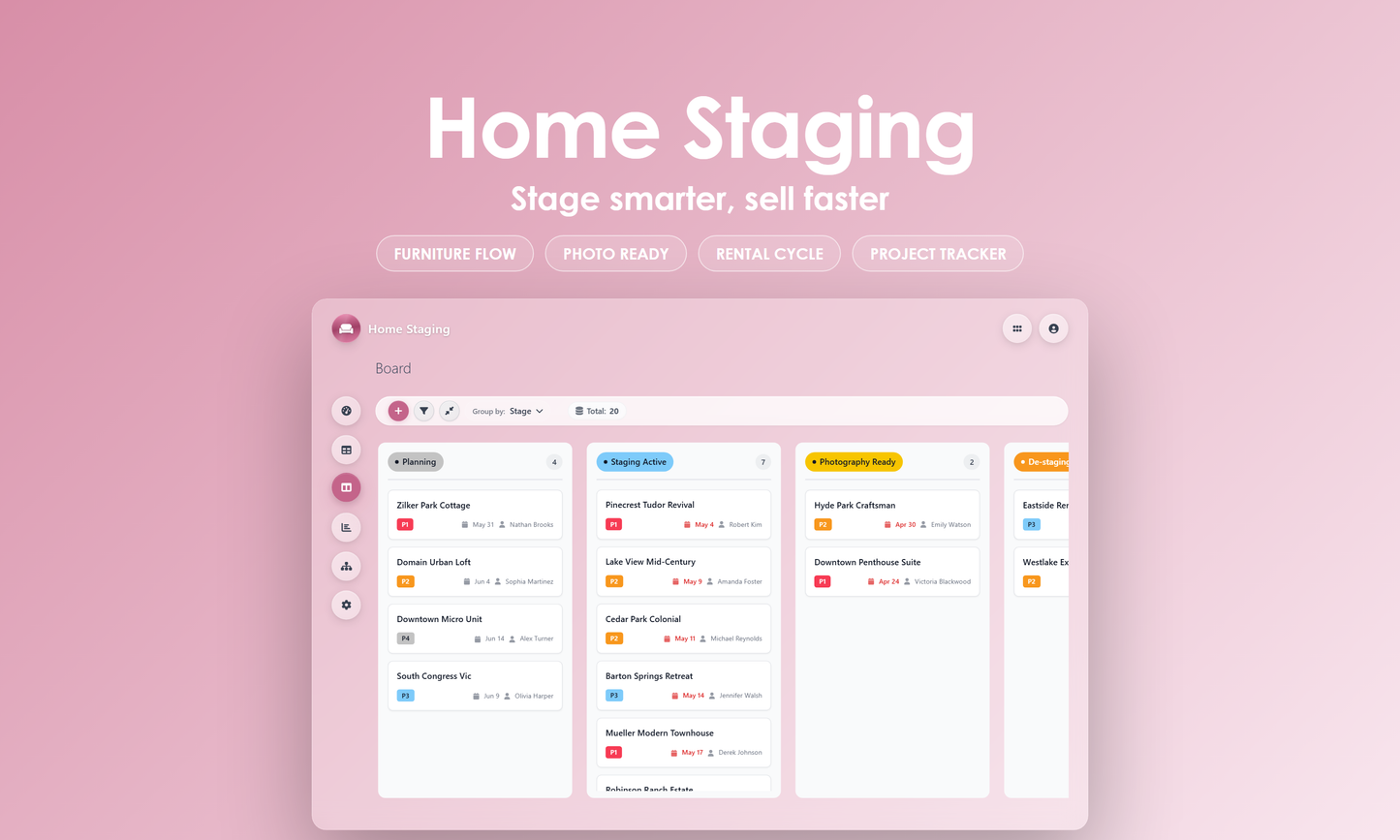Home Staging - Kanban