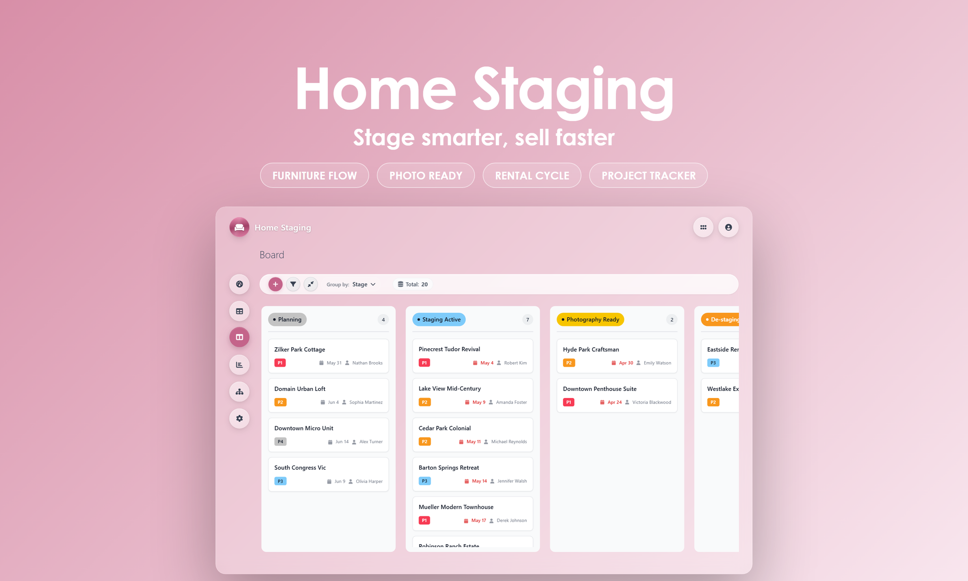 Home Staging - Kanban