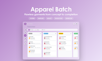 Apparel Batch - Kanban