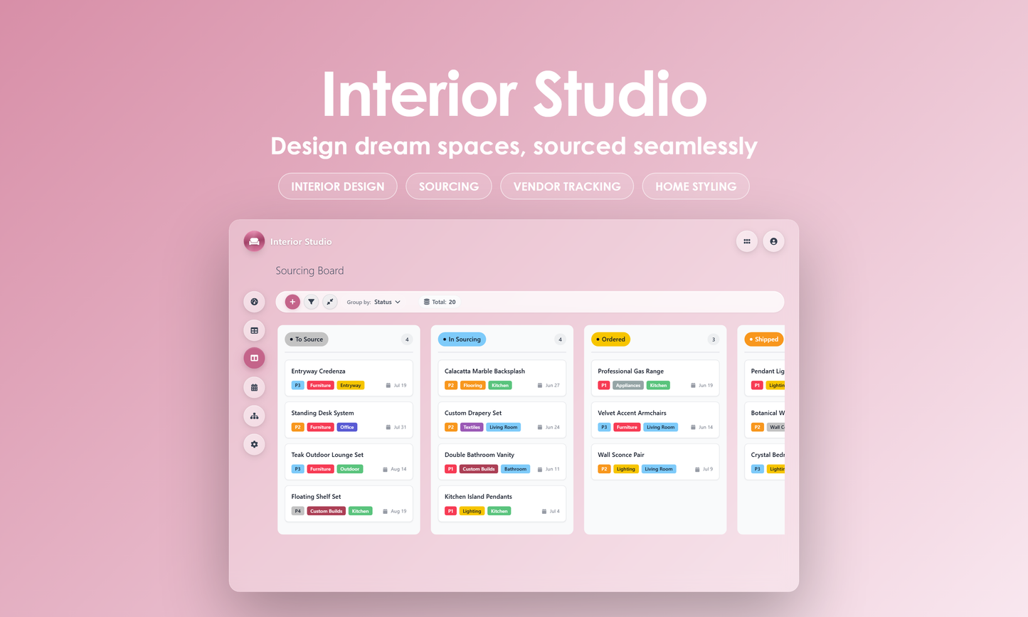 Interior Studio - Kanban