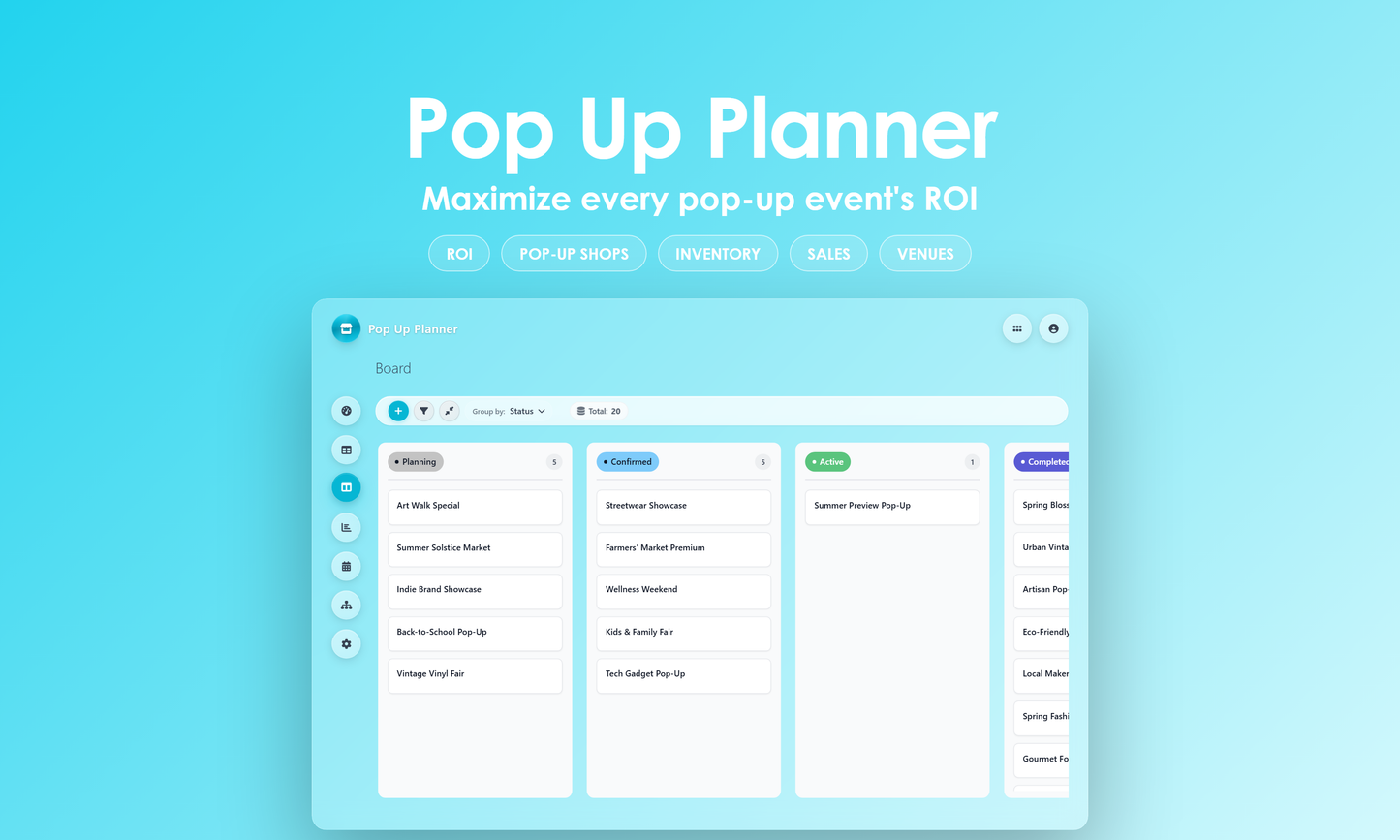 Pop Up Planner - Kanban