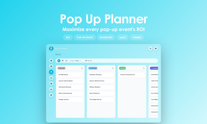 Pop Up Planner - Kanban