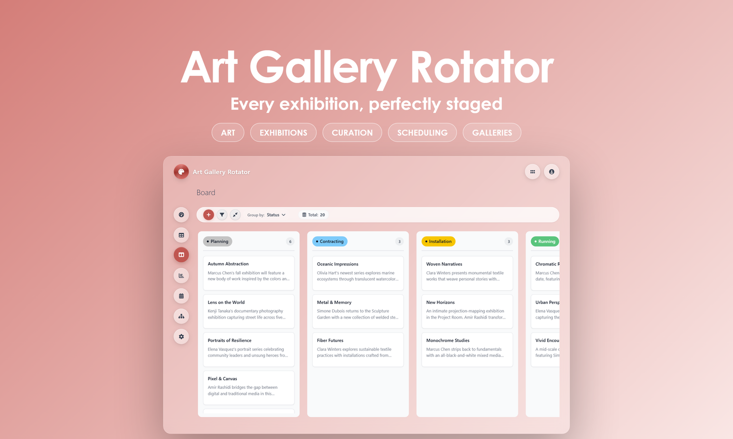 Art Gallery Rotator - Kanban
