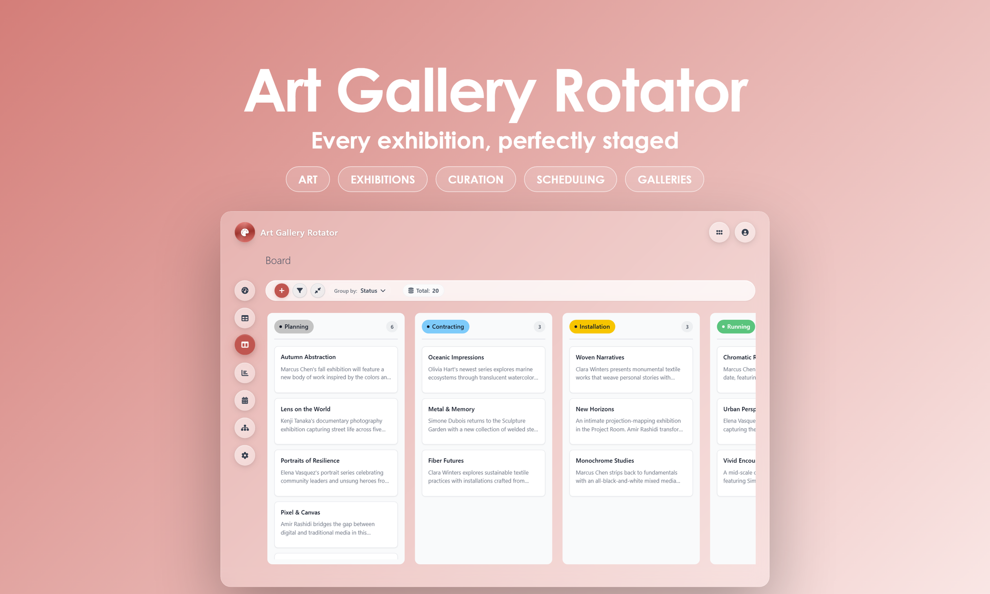 Art Gallery Rotator - Kanban
