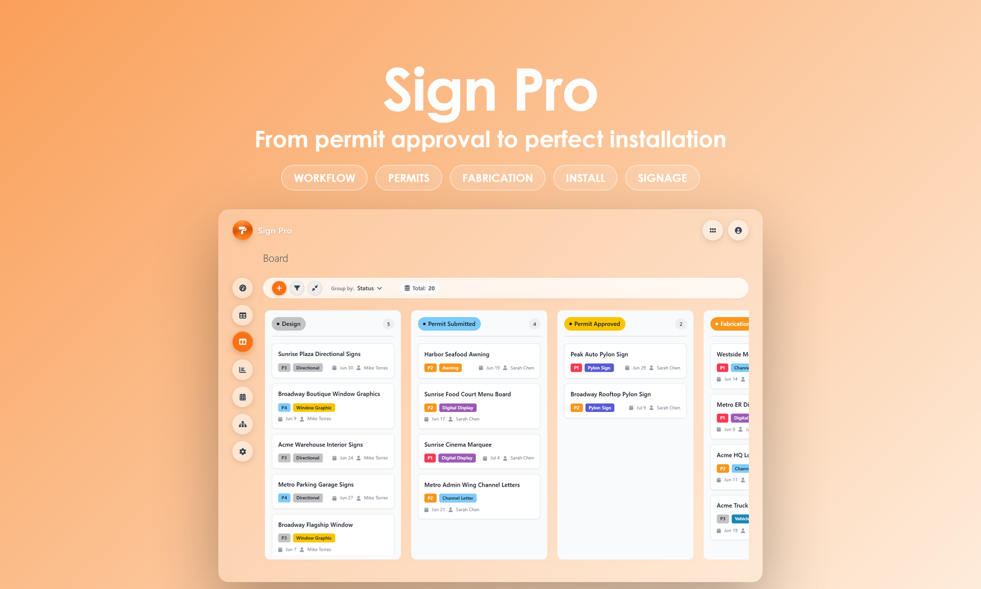 Sign Pro - Kanban