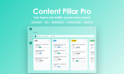 Content Pillar Pro - Kanban