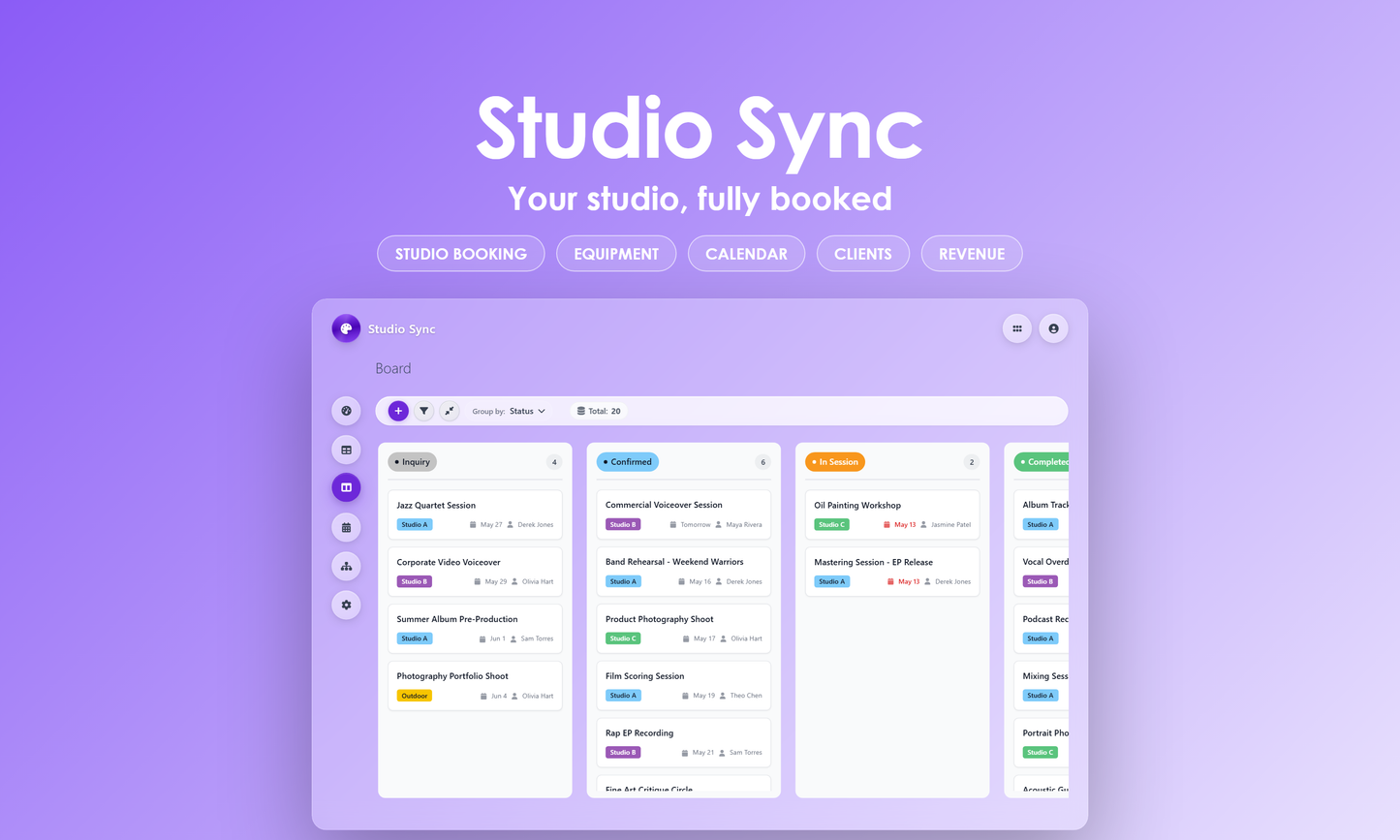 Studio Sync - Kanban