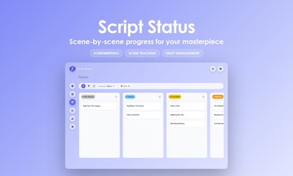 Script Status - Kanban