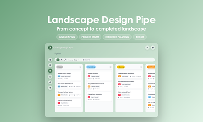 Landscape Design Pipe - Kanban