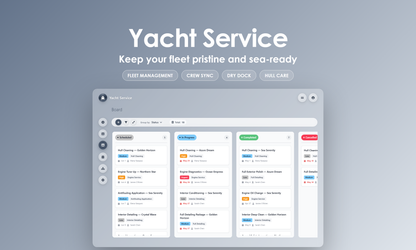Yacht Service - Kanban