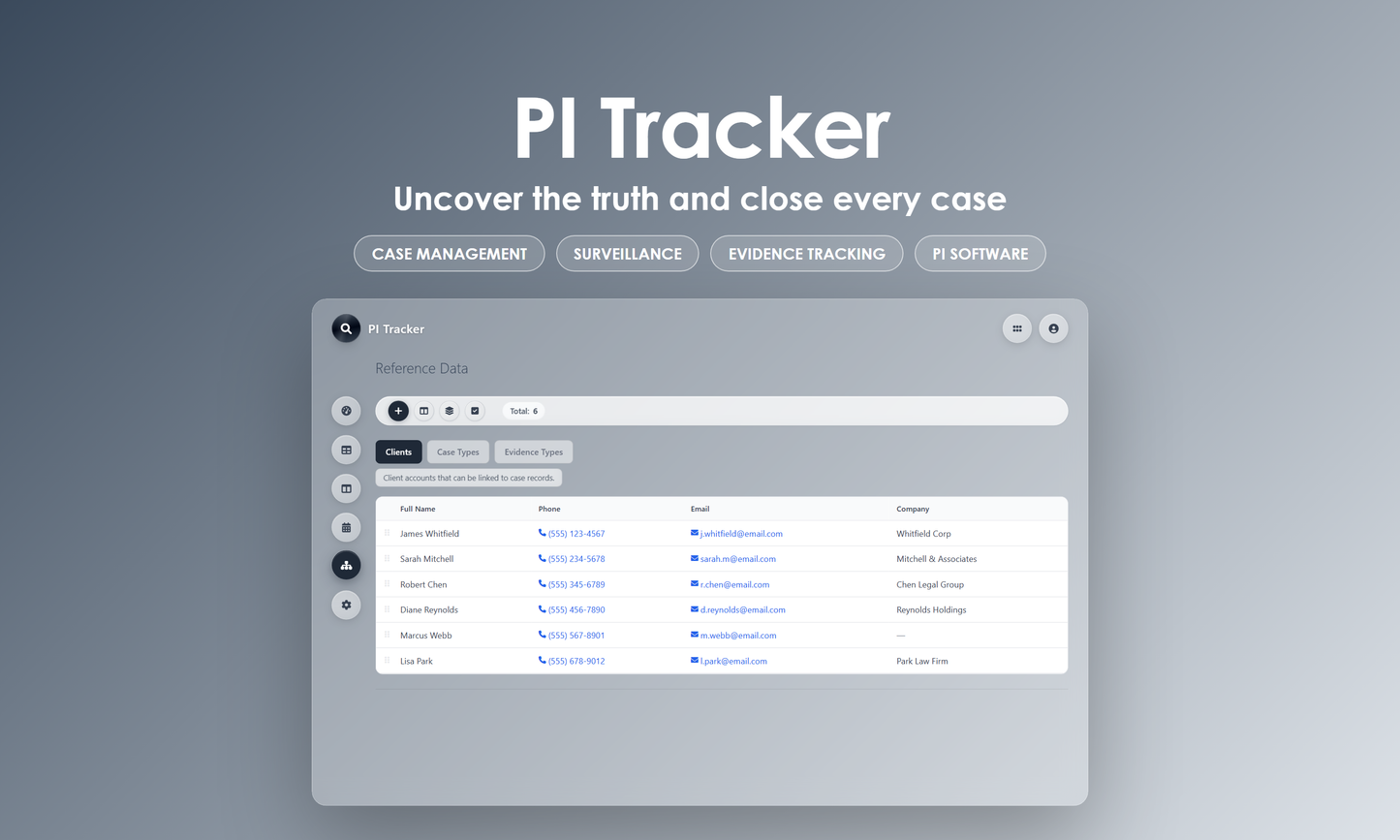 PI Tracker - Manage