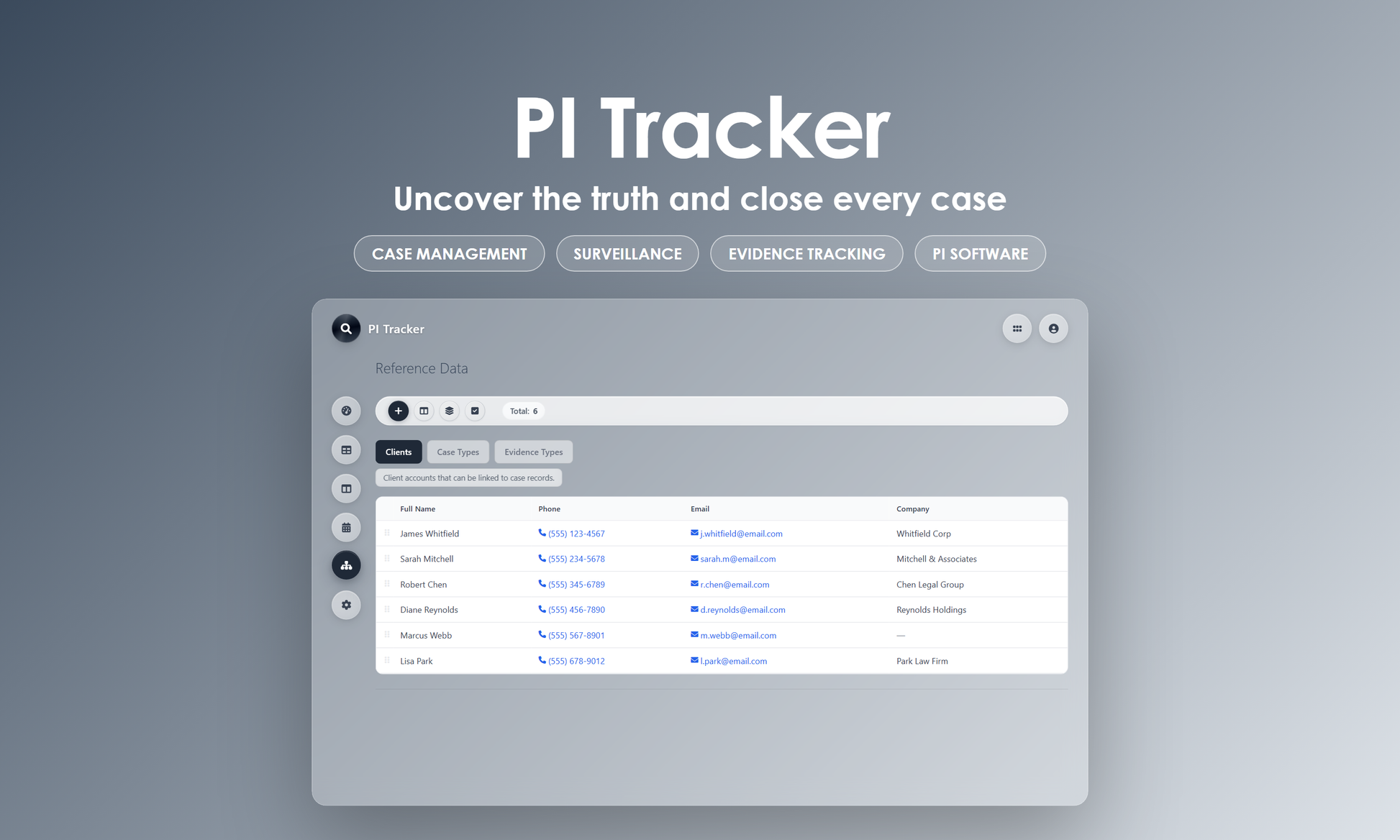PI Tracker - Manage