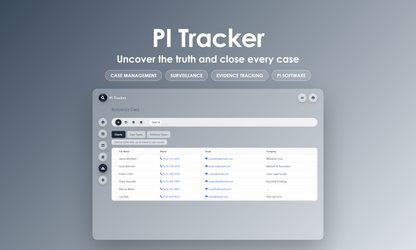 PI Tracker - Manage