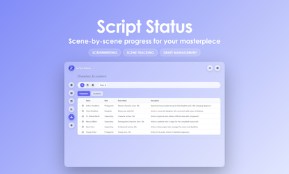 Script Status - Manage