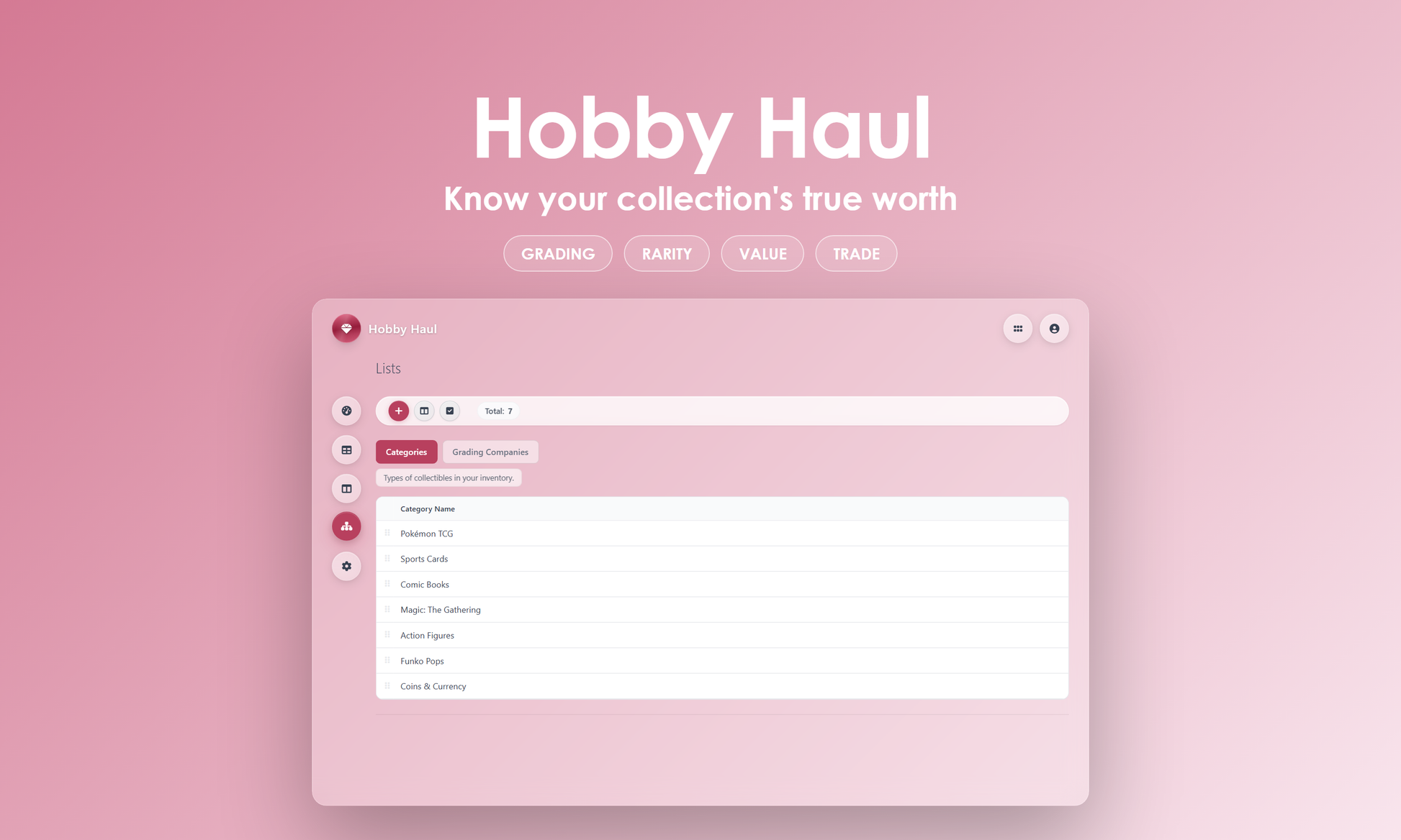 Hobby Haul - Manage
