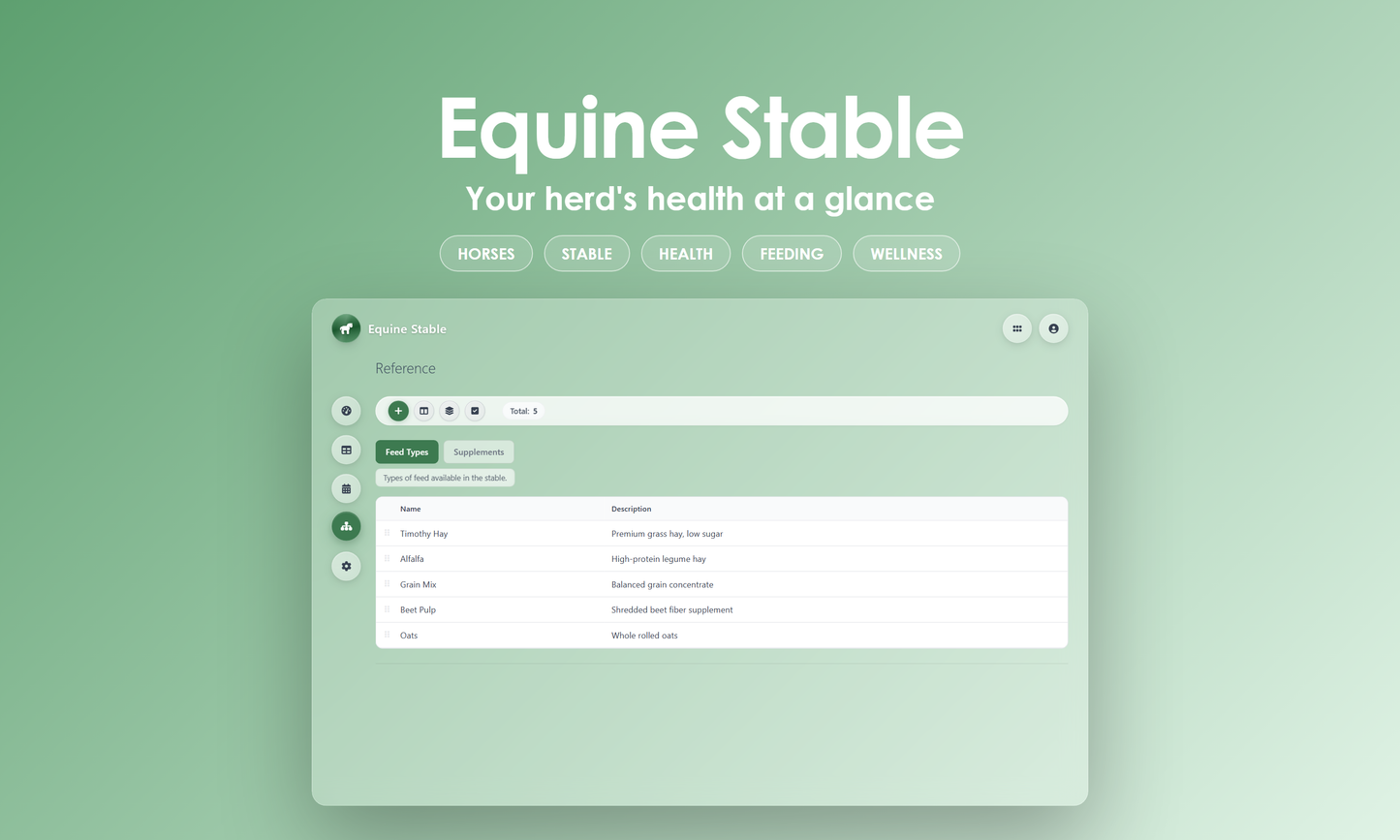 Equine Stable - Manage