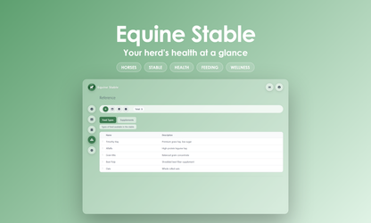 Equine Stable - Manage