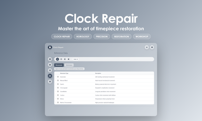 Clock Repair - Manage