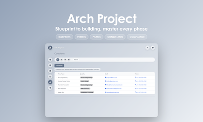 Arch Project - Manage