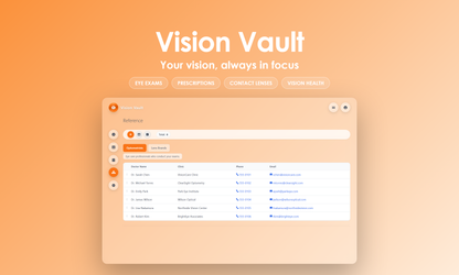 Vision Vault - Manage