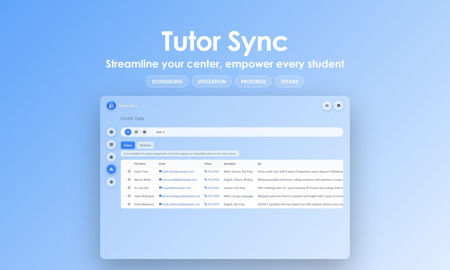 Tutor Sync - Manage