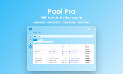 Pool Pro - Manage