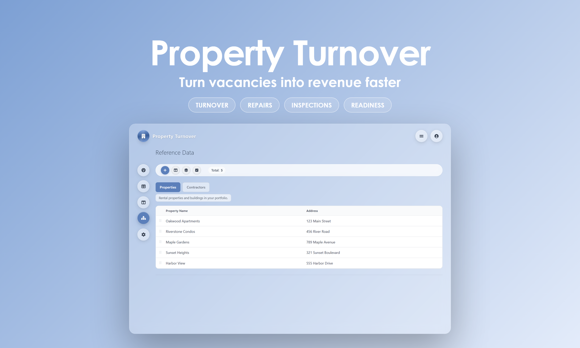 Property Turnover - Manage