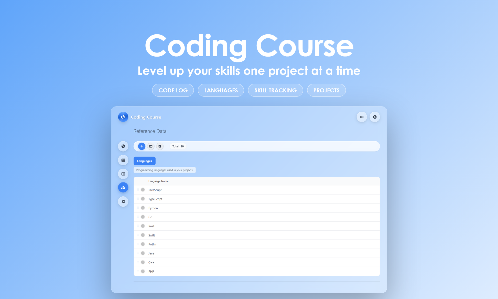 Coding Course - Manage