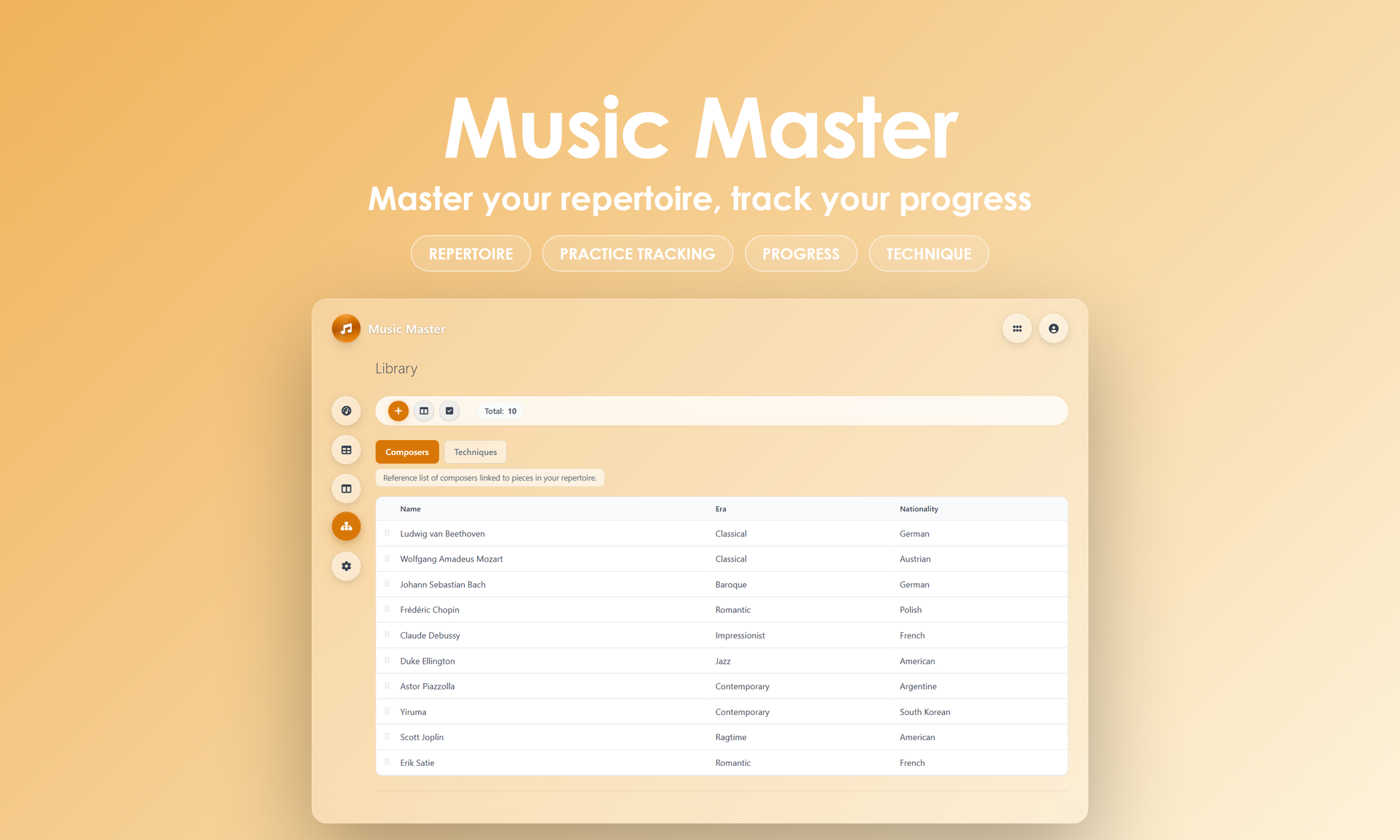 Music Master - Manage