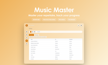 Music Master - Manage