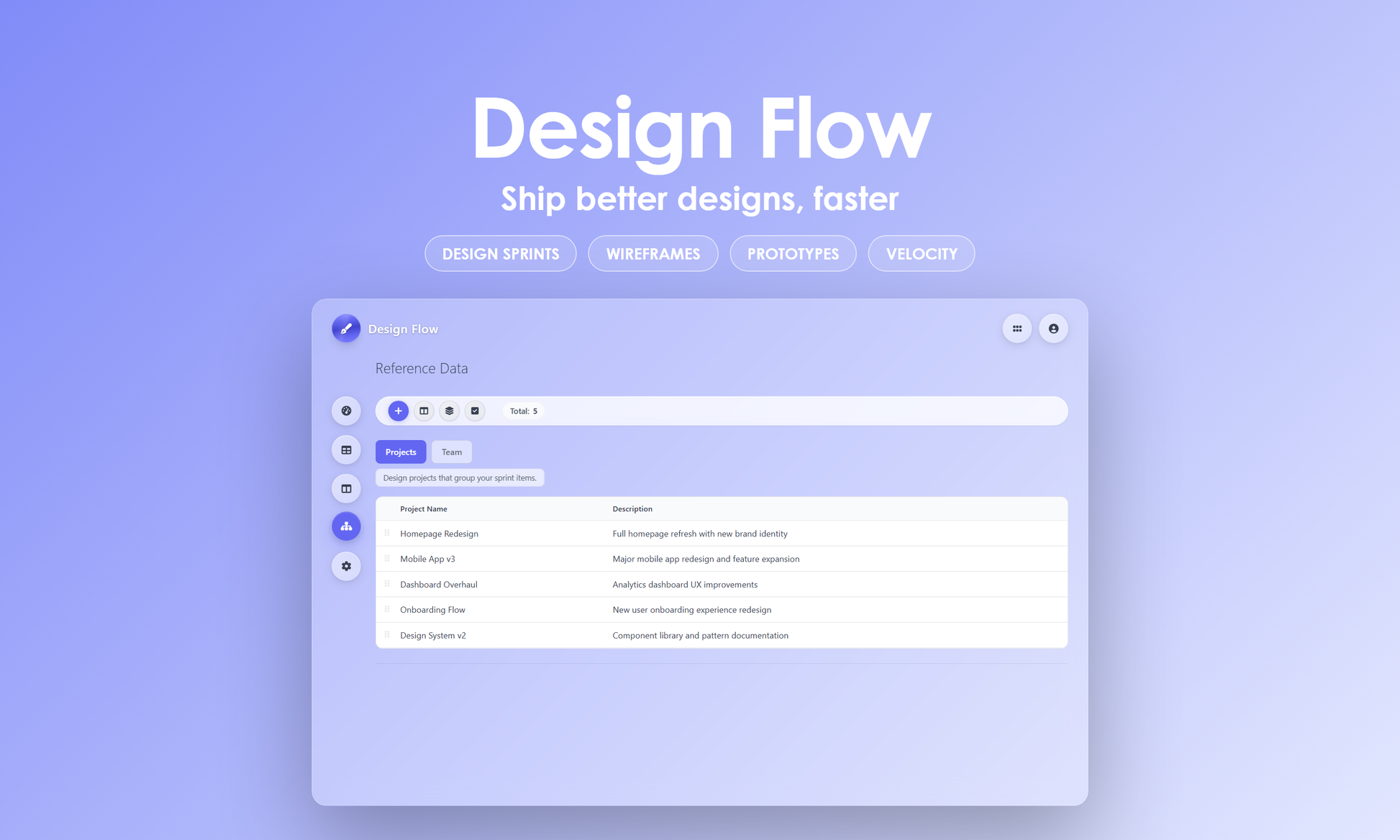 Design Flow - Manage