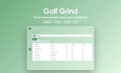 Golf Grind - Manage