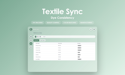 Textile Sync - Manage