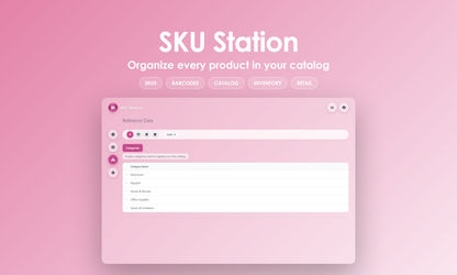 SKU Station - Manage