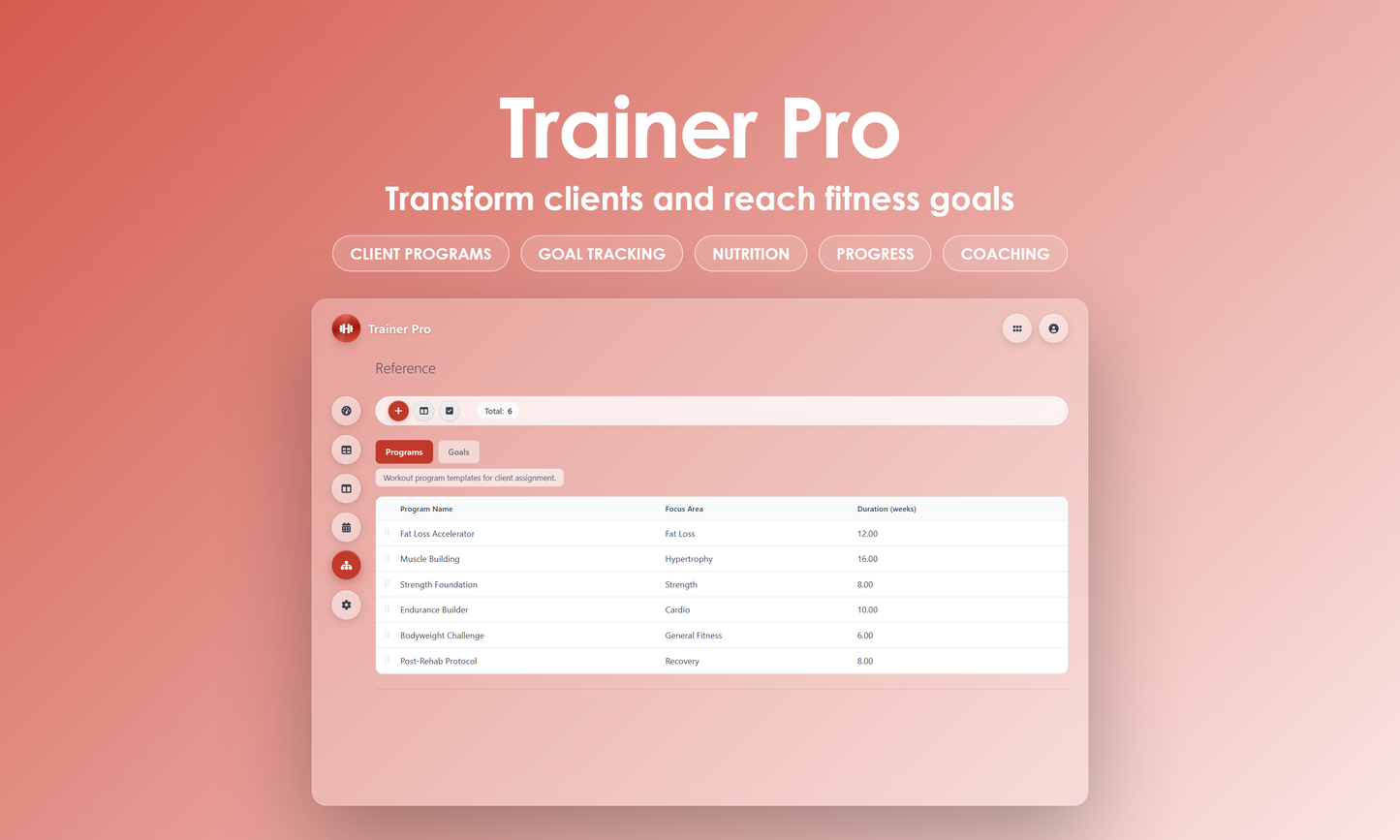 Trainer Pro - Manage