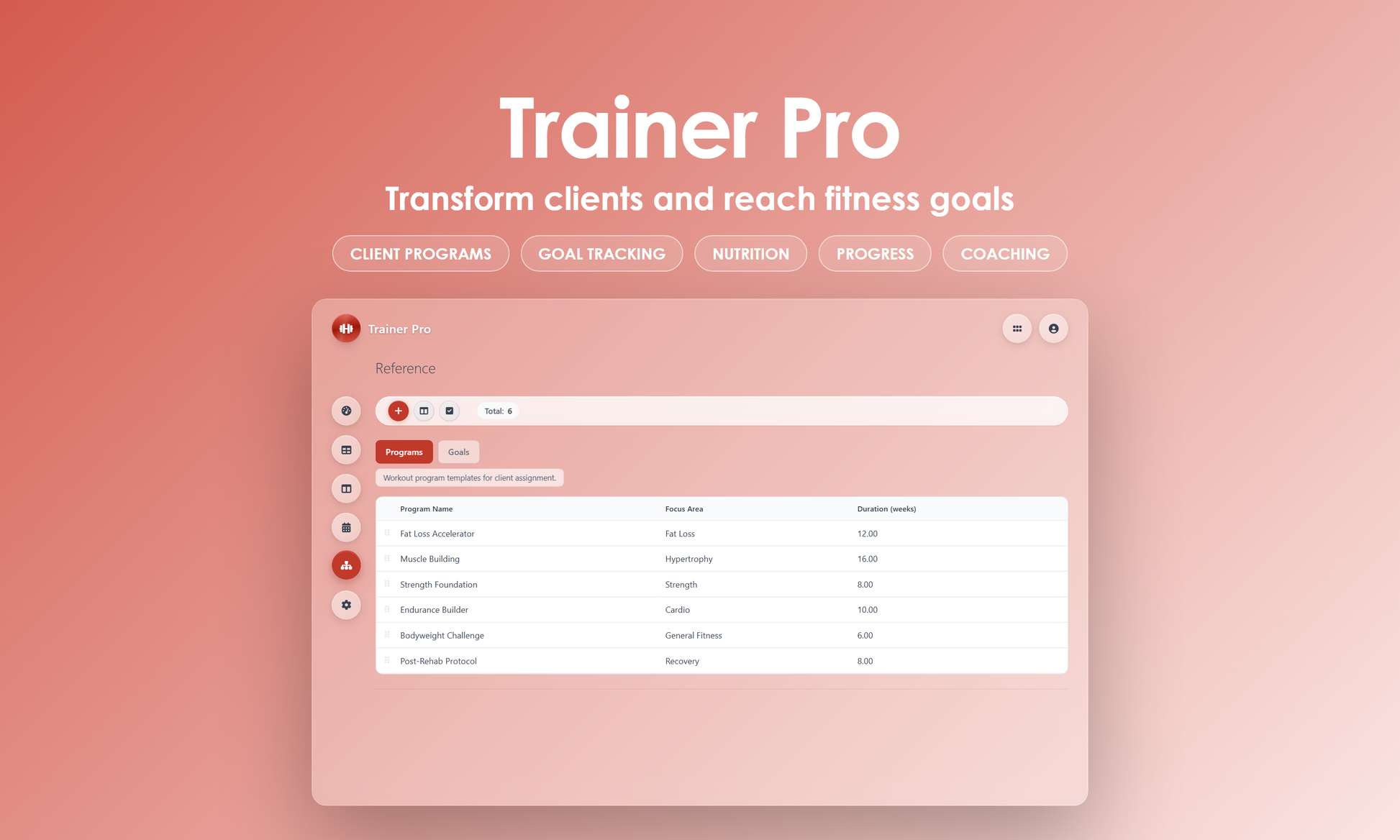 Trainer Pro - Manage