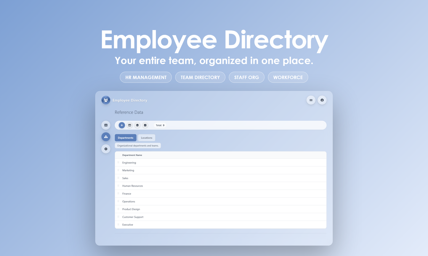 Employee Directory - manage