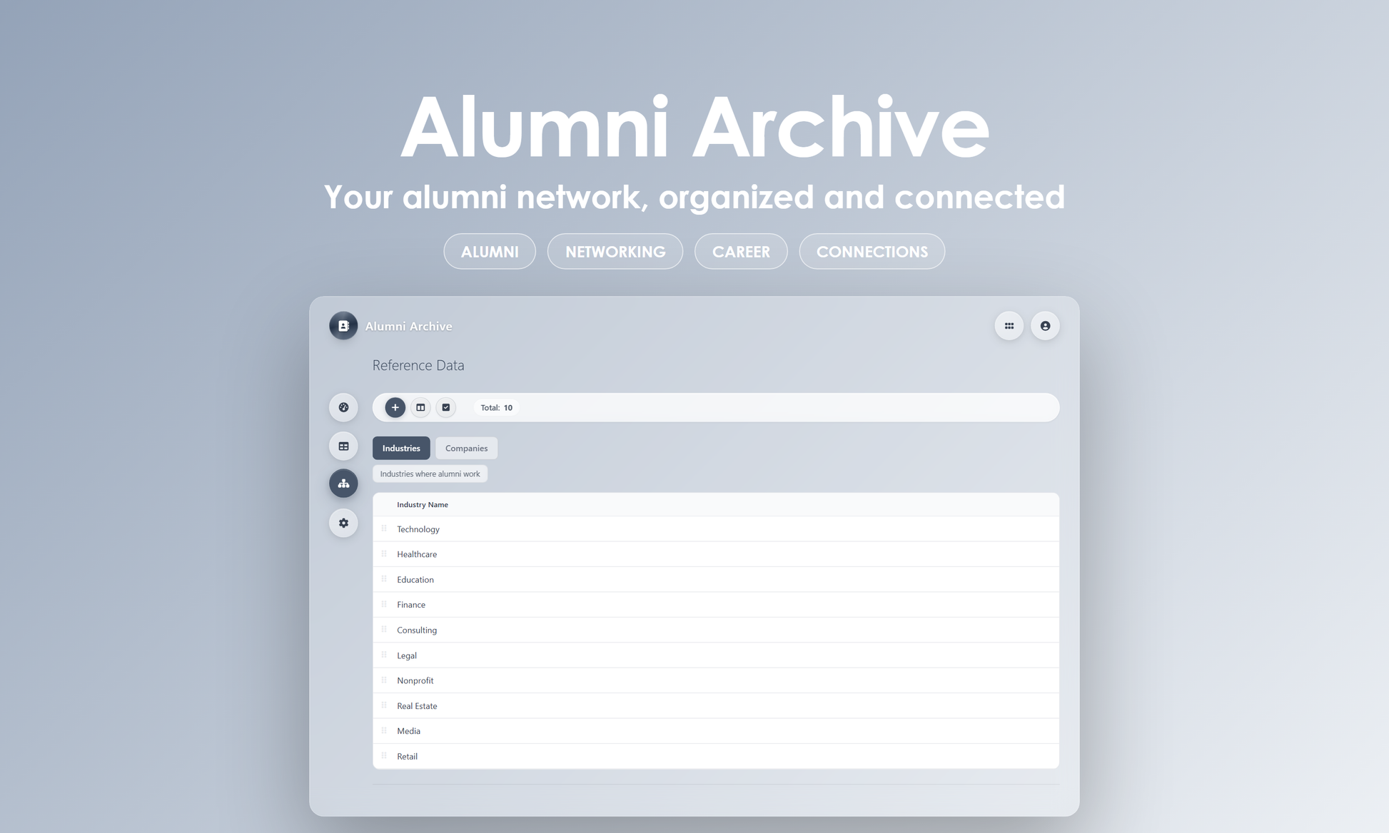 Alumni Archive - Manage
