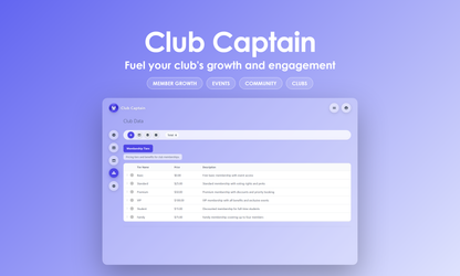 Club Captain - Manage