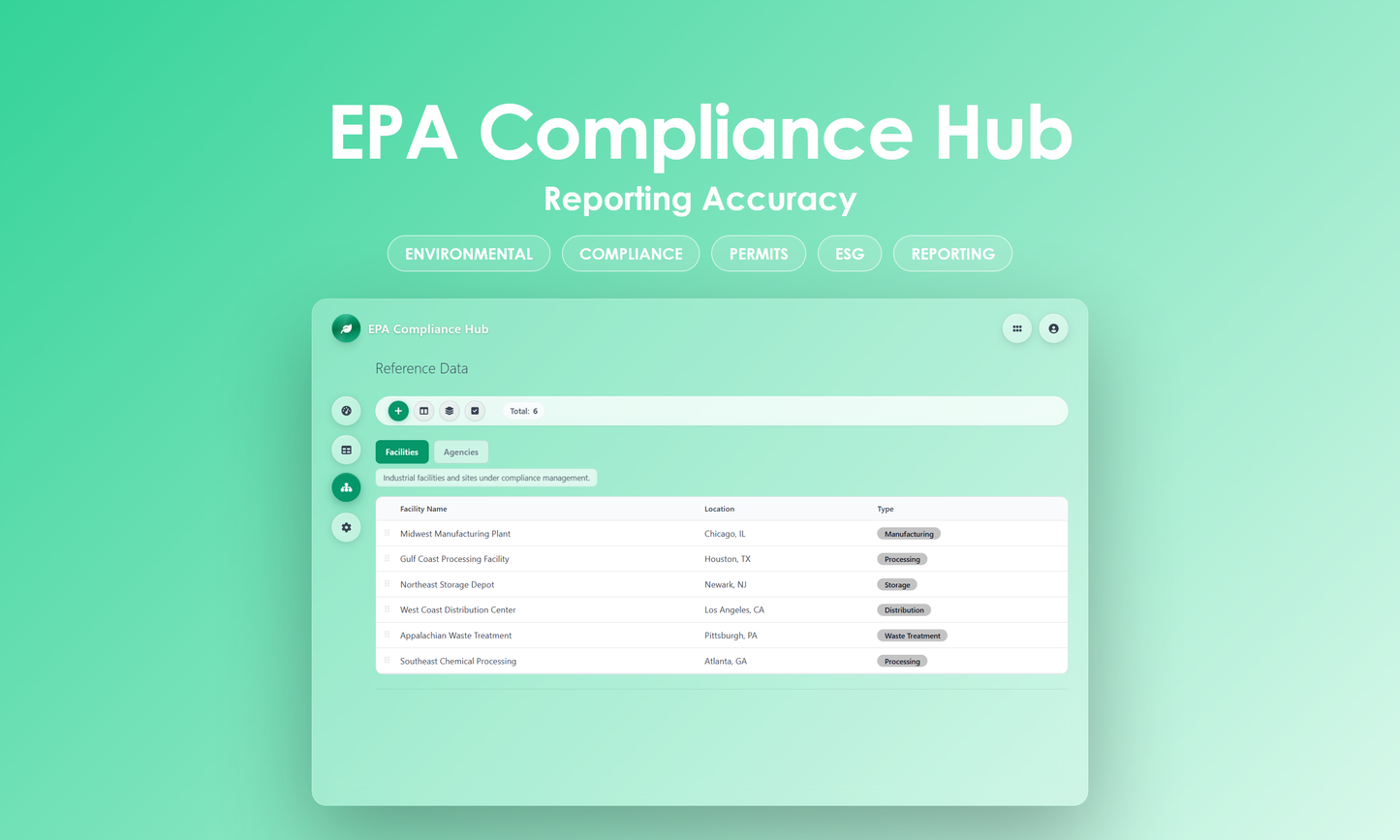 EPA Compliance Hub - Manage