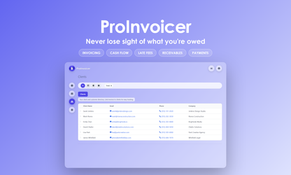 ProInvoicer - Manage