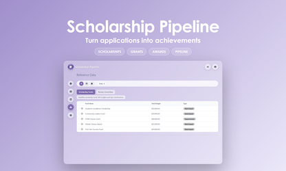 Scholarship Pipeline - Manage