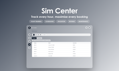 Sim Center - Manage