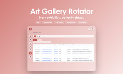 Art Gallery Rotator - Manage