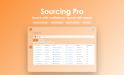 Sourcing Pro - Manage