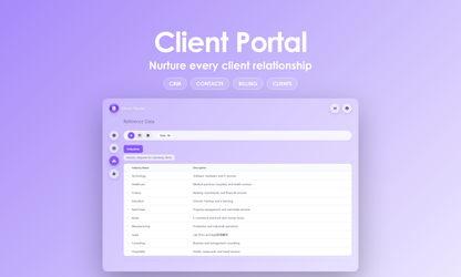 Client Portal - Manage