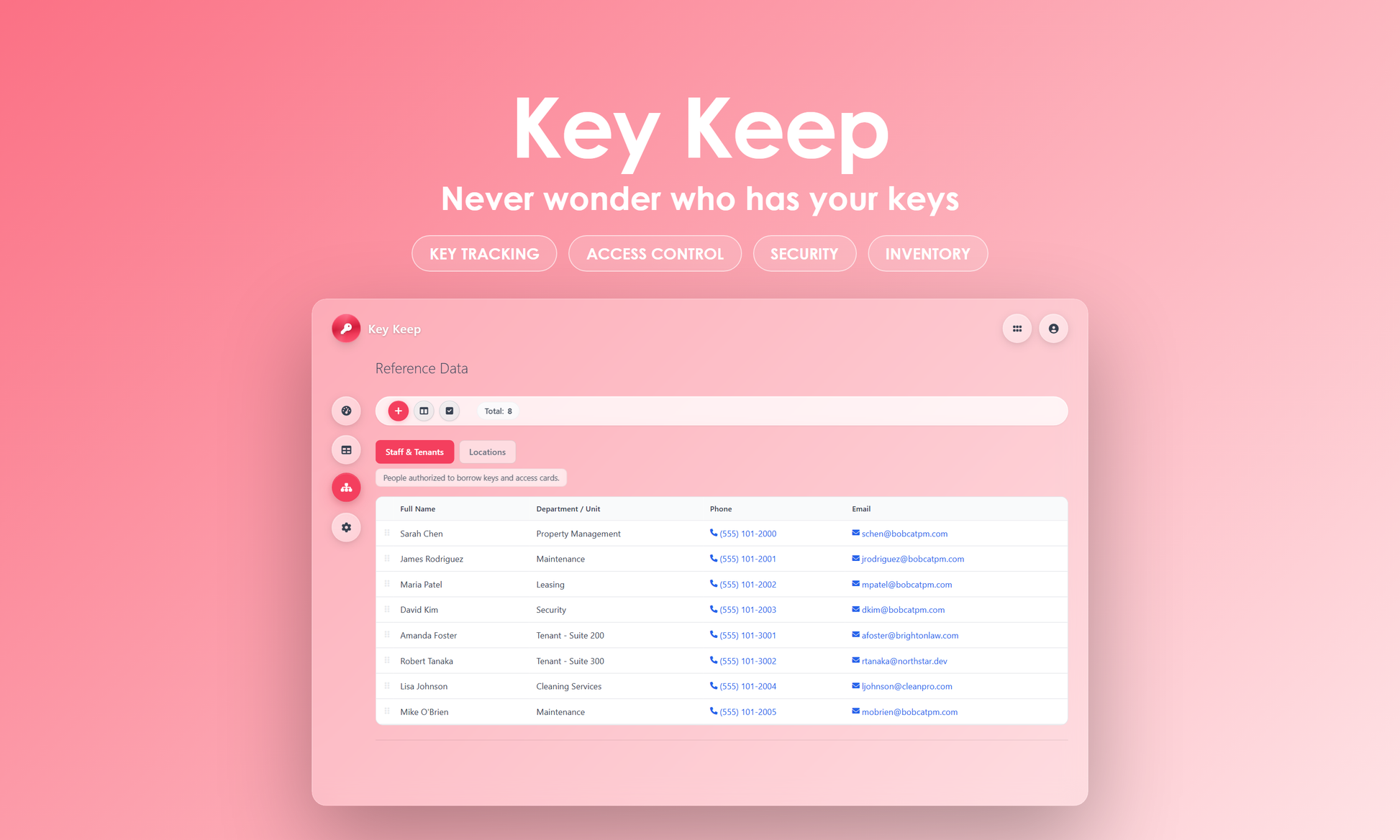 Key Keep - Manage